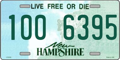 NH license plate 1006395