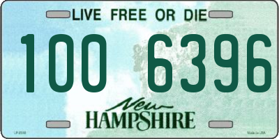 NH license plate 1006396