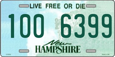 NH license plate 1006399