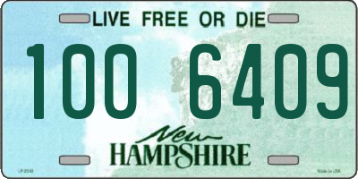 NH license plate 1006409