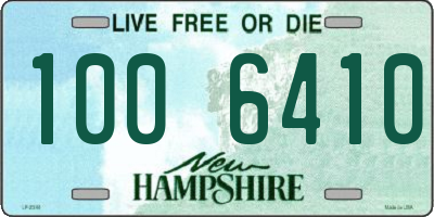 NH license plate 1006410