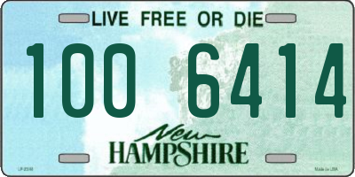 NH license plate 1006414