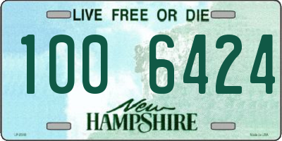 NH license plate 1006424