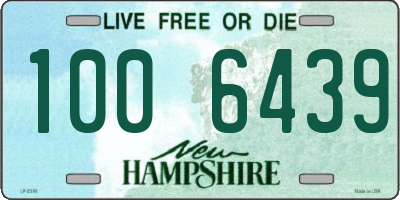 NH license plate 1006439