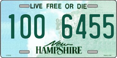 NH license plate 1006455