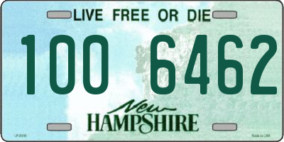 NH license plate 1006462