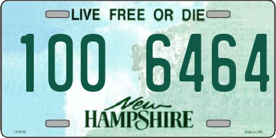 NH license plate 1006464