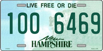 NH license plate 1006469