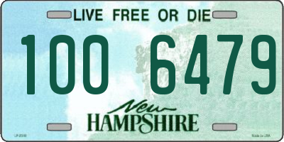 NH license plate 1006479