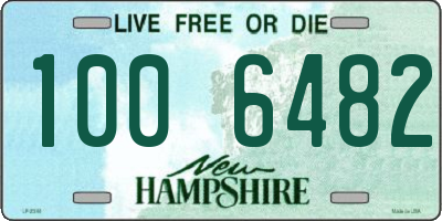 NH license plate 1006482