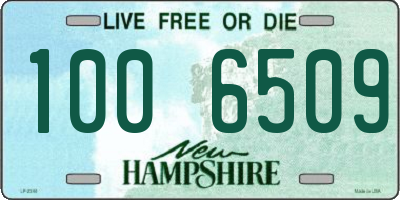 NH license plate 1006509