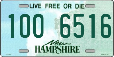 NH license plate 1006516