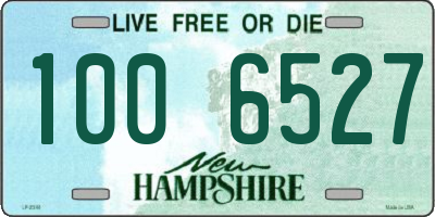 NH license plate 1006527