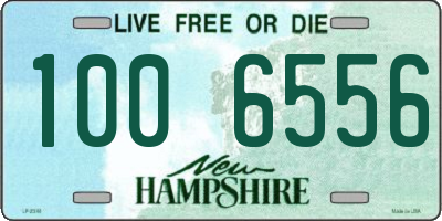 NH license plate 1006556