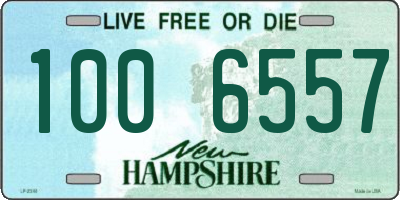 NH license plate 1006557