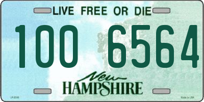 NH license plate 1006564