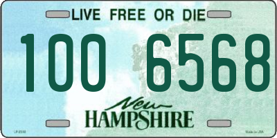 NH license plate 1006568