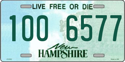 NH license plate 1006577