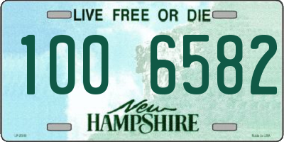 NH license plate 1006582