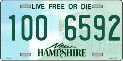 NH license plate 1006592