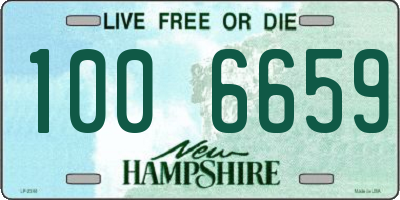 NH license plate 1006659