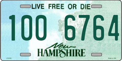 NH license plate 1006764