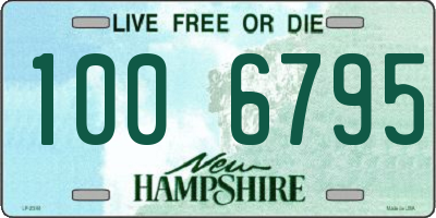 NH license plate 1006795