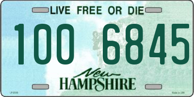 NH license plate 1006845