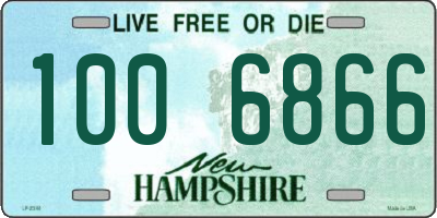 NH license plate 1006866