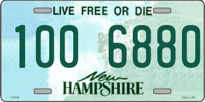NH license plate 1006880