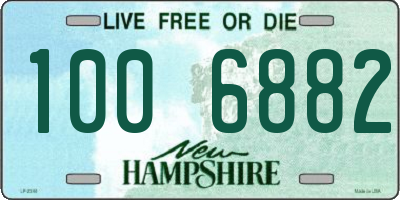 NH license plate 1006882