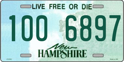 NH license plate 1006897