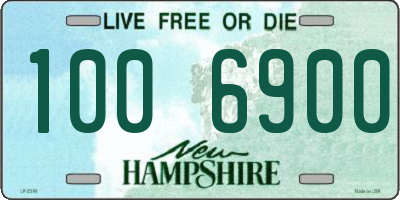 NH license plate 1006900