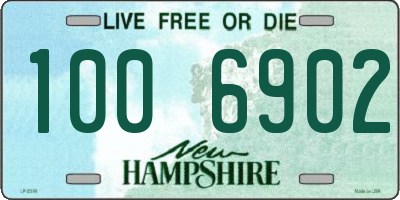 NH license plate 1006902