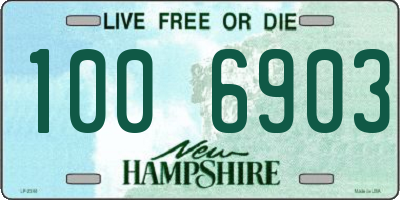 NH license plate 1006903