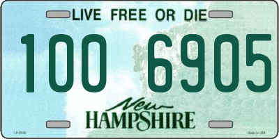 NH license plate 1006905