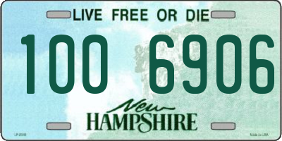 NH license plate 1006906