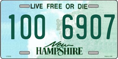 NH license plate 1006907