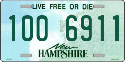 NH license plate 1006911