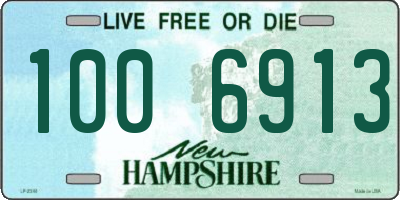 NH license plate 1006913