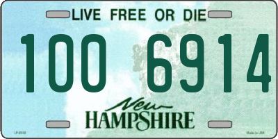 NH license plate 1006914