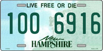 NH license plate 1006916