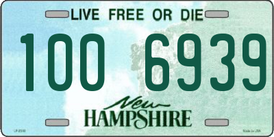 NH license plate 1006939