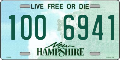 NH license plate 1006941