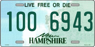 NH license plate 1006943