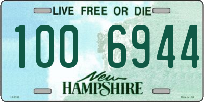 NH license plate 1006944