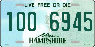 NH license plate 1006945