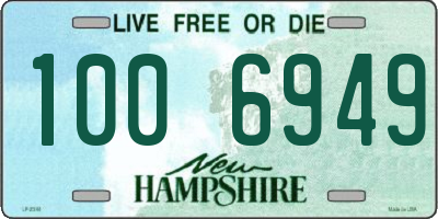 NH license plate 1006949