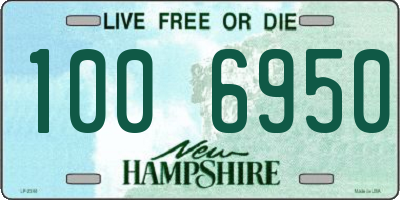 NH license plate 1006950