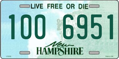 NH license plate 1006951